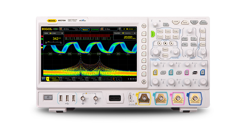 MSO/DS7000ϵ������ʾ��������RIGOL�Լ��з���ASIC����ʾ��������оƬ�������ʸߴ�10GSa/s,�洢��ȿɴ�500Mpts�������ߴ�500MHz����һ�6��������һ���ĸ���������ʾ������