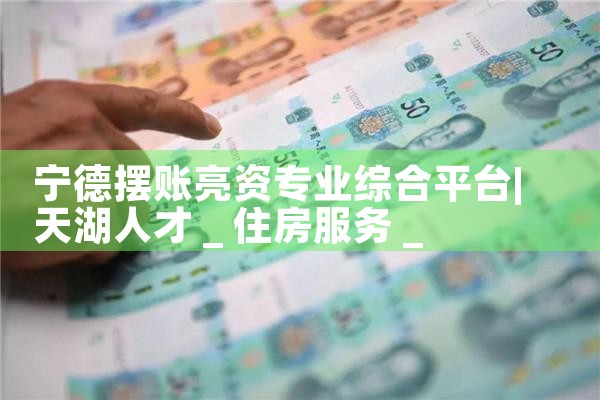 宁德摆账亮资专业综合平台