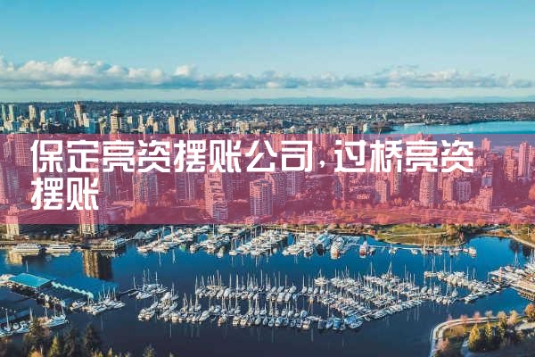 保定亮资摆账公司