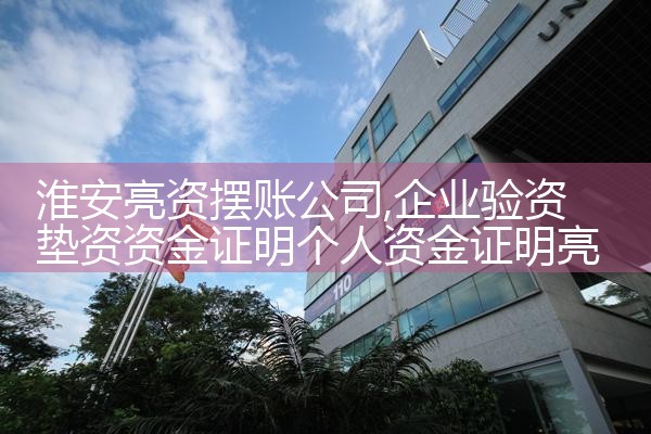 淮安亮资摆账公司
