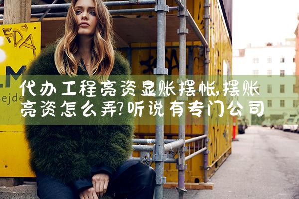 企业个人摆账亮资显账