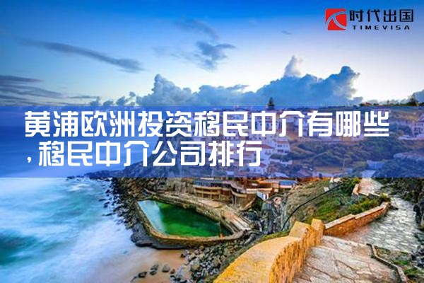 黄浦欧洲投资移民中介有哪些
