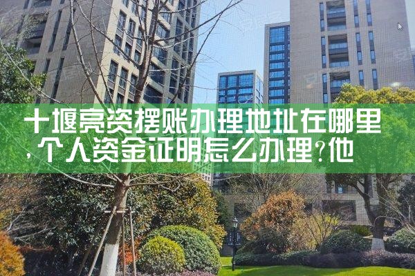 十堰亮资摆账办理地址在哪里