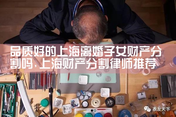 品质好的上海离婚子女财产分割吗