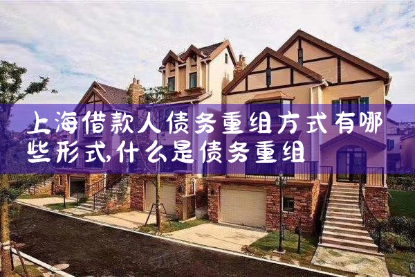 上海贷款债务重组公司有哪些公司名称