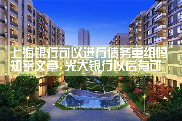 上海银行可以进行债务重组吗知乎文章