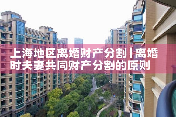 上海徐汇复杂财产分割律师查询