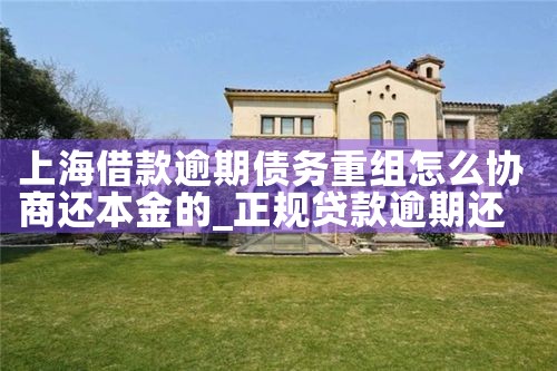 上海借款逾期债务重组怎么协商还本金的