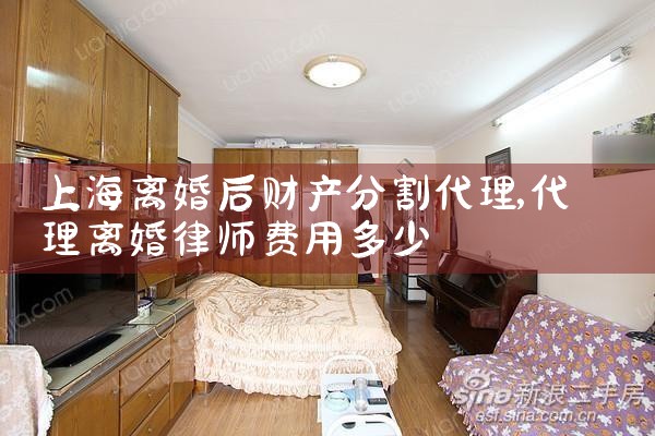 上海离婚后财产分割代理