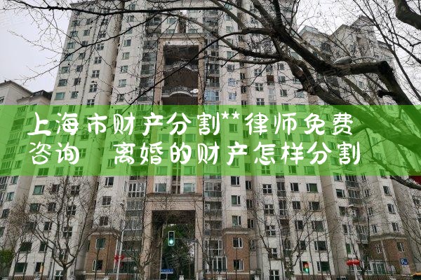 质量好价格低的上海离婚财产分割律师