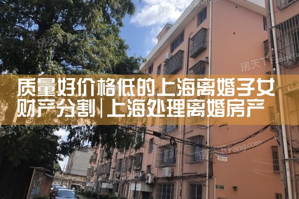 质量好价格低的上海离婚子女财产分割