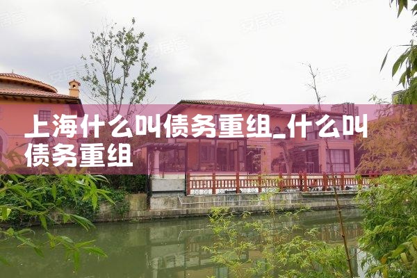 上海什么叫债务重组