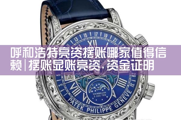 代办工程亮资资金证明显账摆账