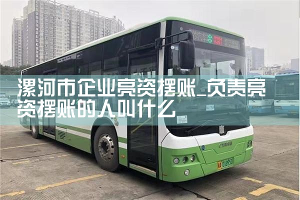 漯河市企业亮资摆账