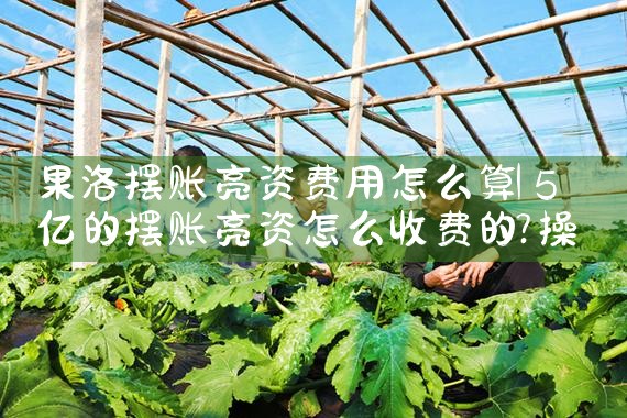 果洛摆账亮资费用怎么算